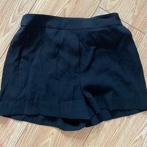 Babaton silk high waisted shorts size 4